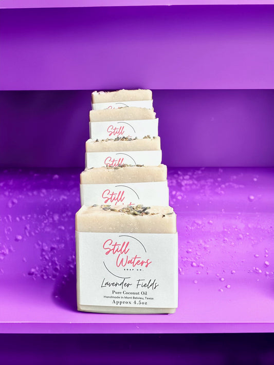 Lavender Fields Pure Coconut Oil Soap