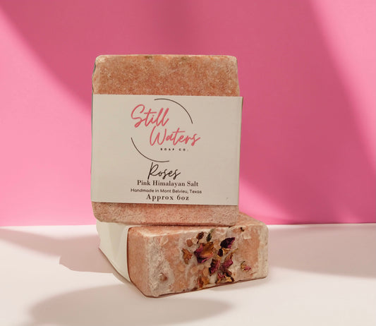 Roses Pink Himalayan Salt Soap